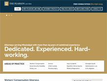 Tablet Screenshot of keithpearsonlaw.com